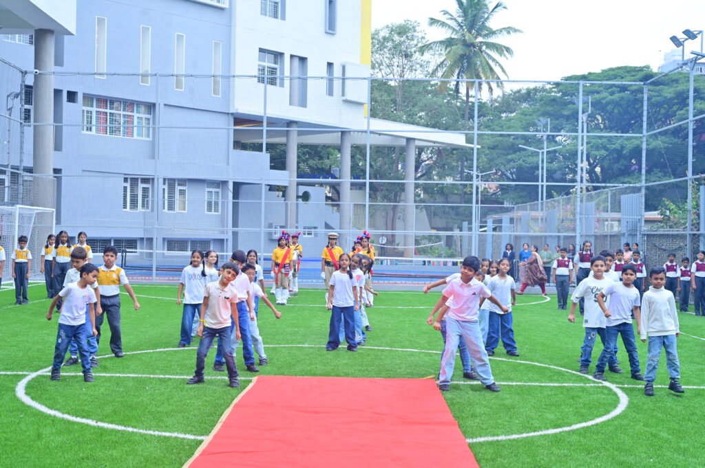 Students celebrating leadership