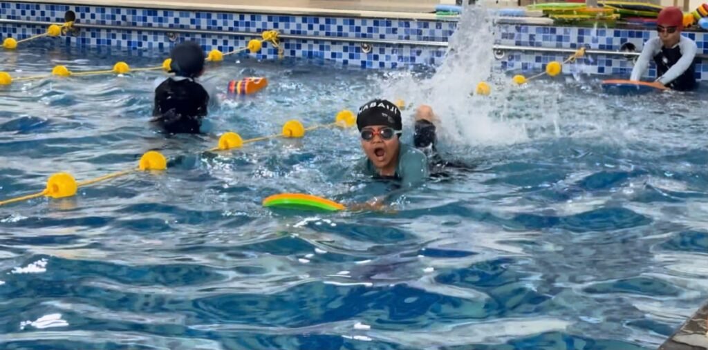 swimming classes in school